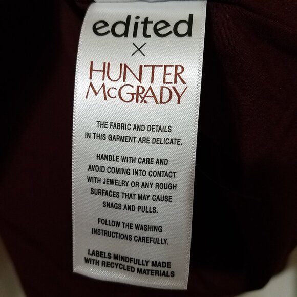 Edited by Hunter McGrady Women’s Faux Leather Skirt – Black – Size 12 –Brand NEW - Picture 15 of 16